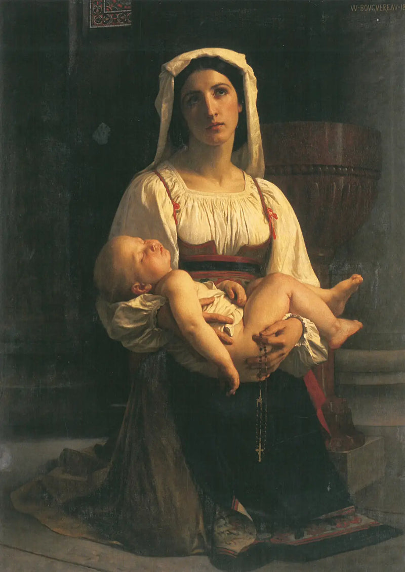 Die Anrufung an die Jungfrau - Bouguereau