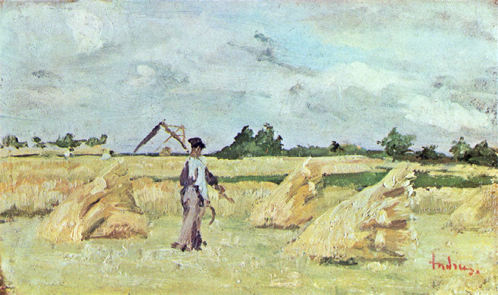 La Fenaison, Ion Andreescu, date non précisée, peinture à l’huile