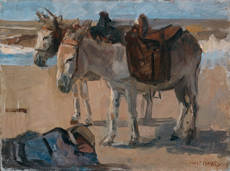 Zwei Esel - Isaak Israel