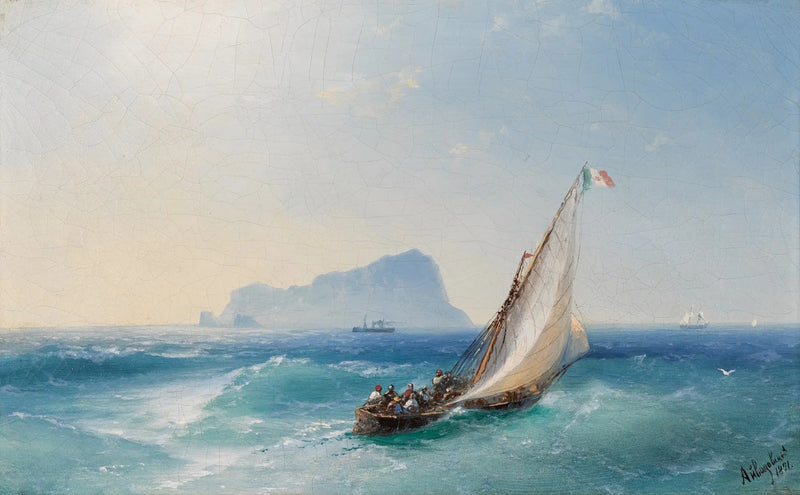 Die Bucht von Neapel mit Capri - Ivan Aïvazovski