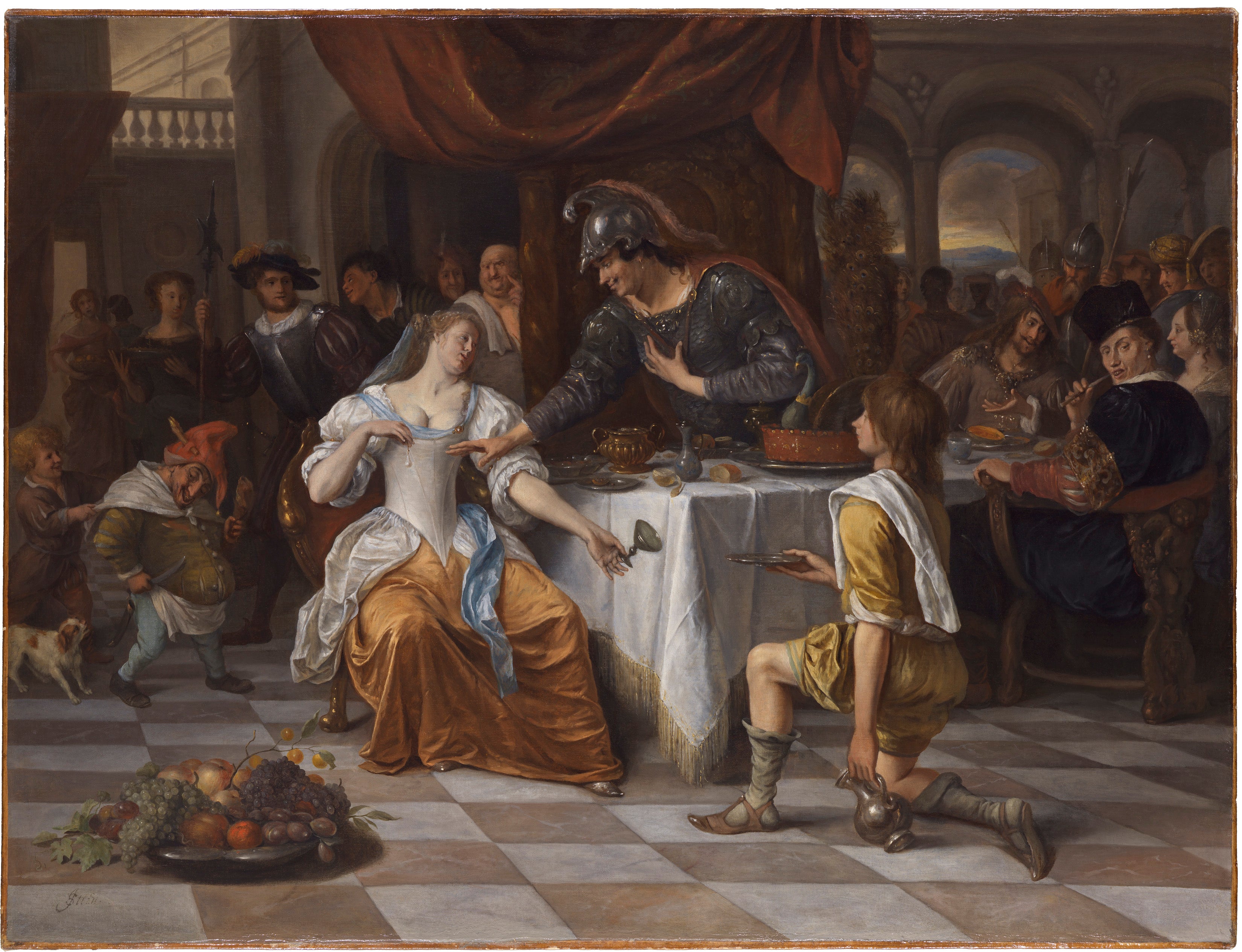 Le banquet d'Antoine et Cléopâtre - Jan Steen