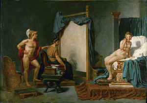 Apelle malt Campaspe in Anwesenheit von Alexander - Jacques-Louis David