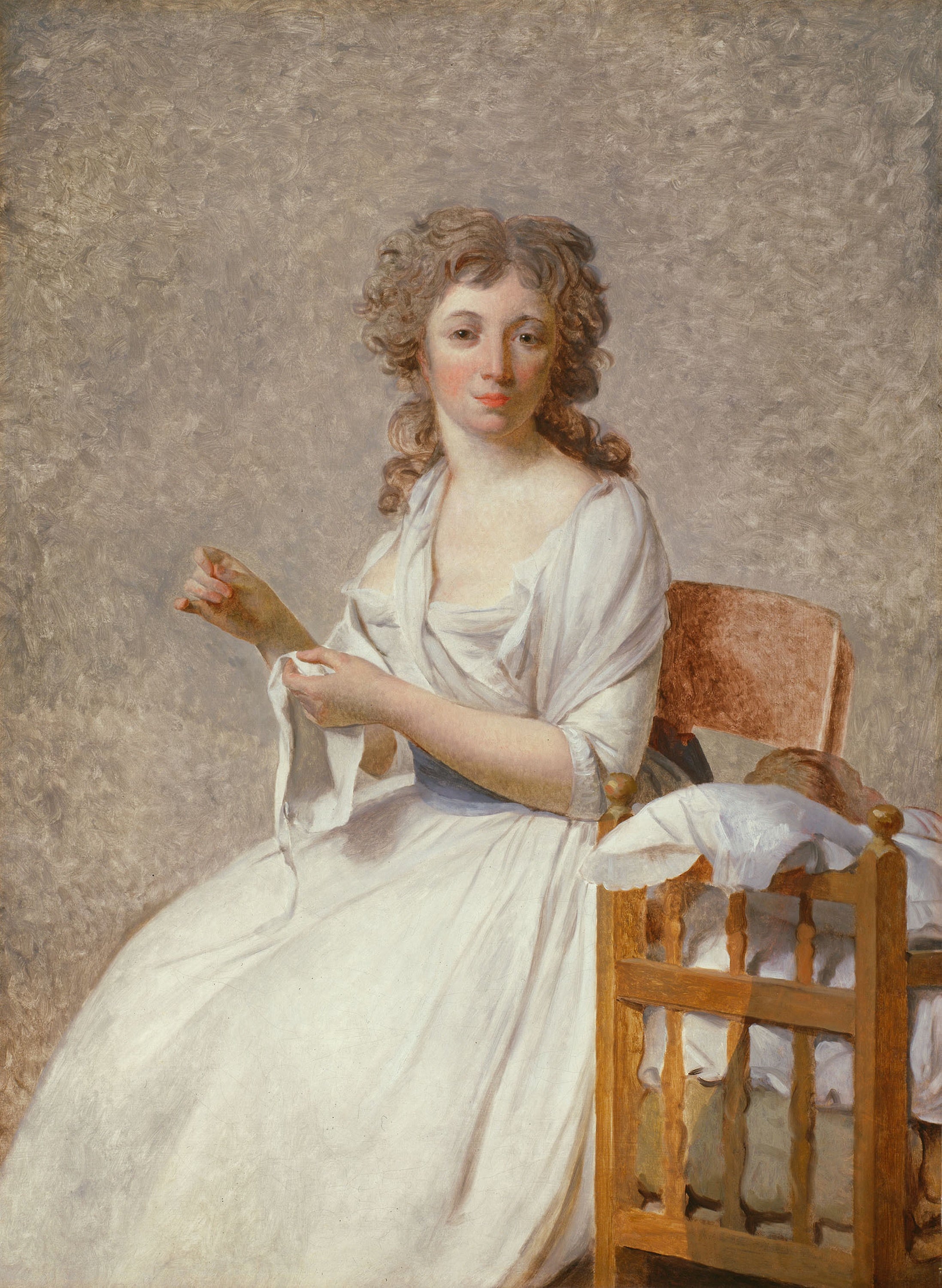 Reproduction du tableau « Portrait de Madame Pastoret - Jacques-Louis David » par Alpha Reproduction en peinture à l’huile