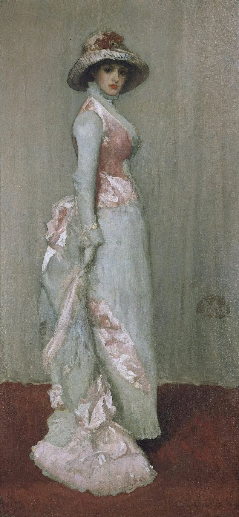 Harmonie in Rosa und Grau: Lady Meux - James Abbott McNeill Whistler