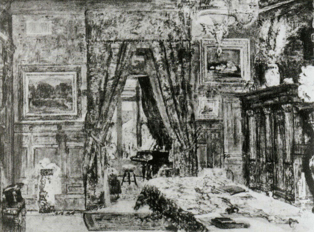 Interior at the Rousseaus' - James Ensor
