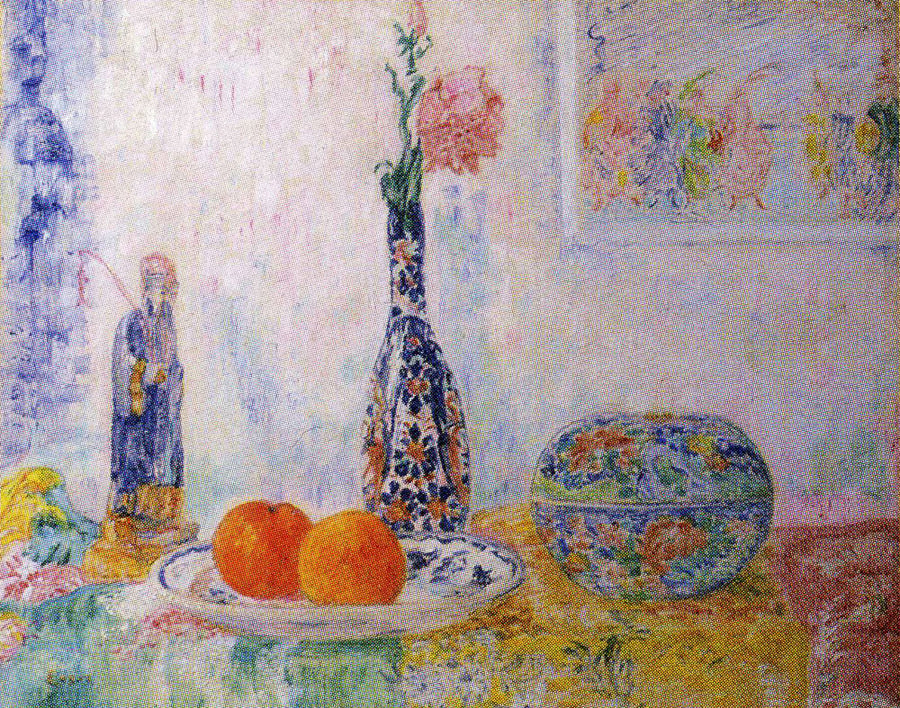 Oranges, Rose and Chinoiseries - James Ensor