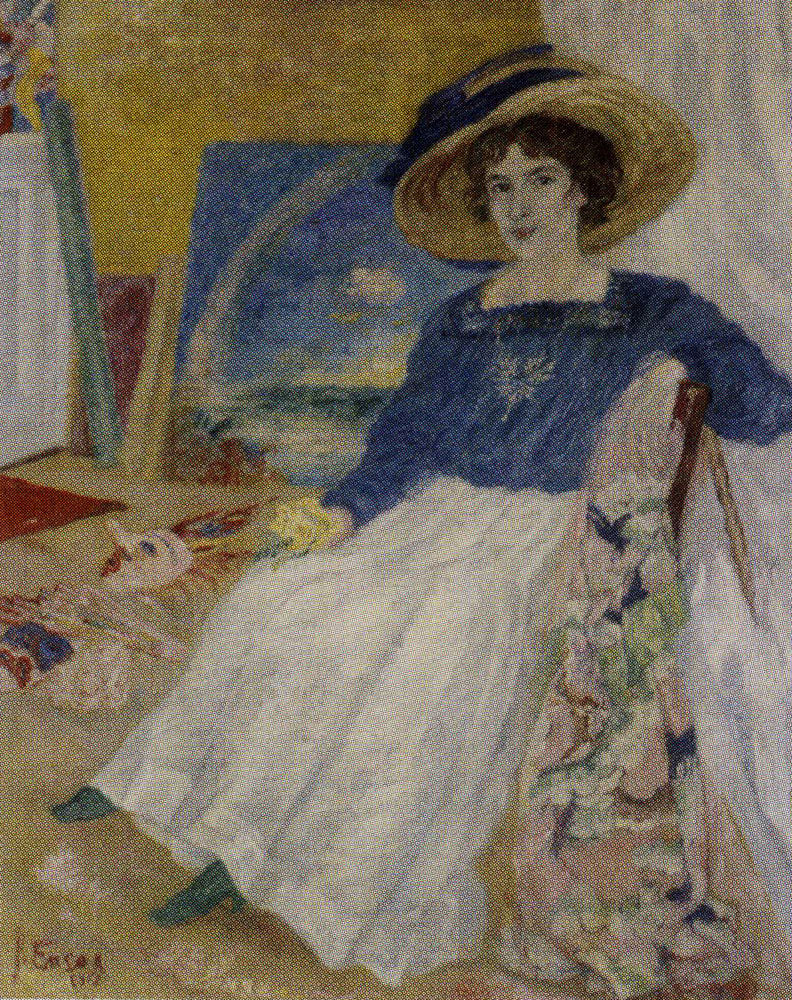 Portrait of Madeleine Lambotte - James Ensor