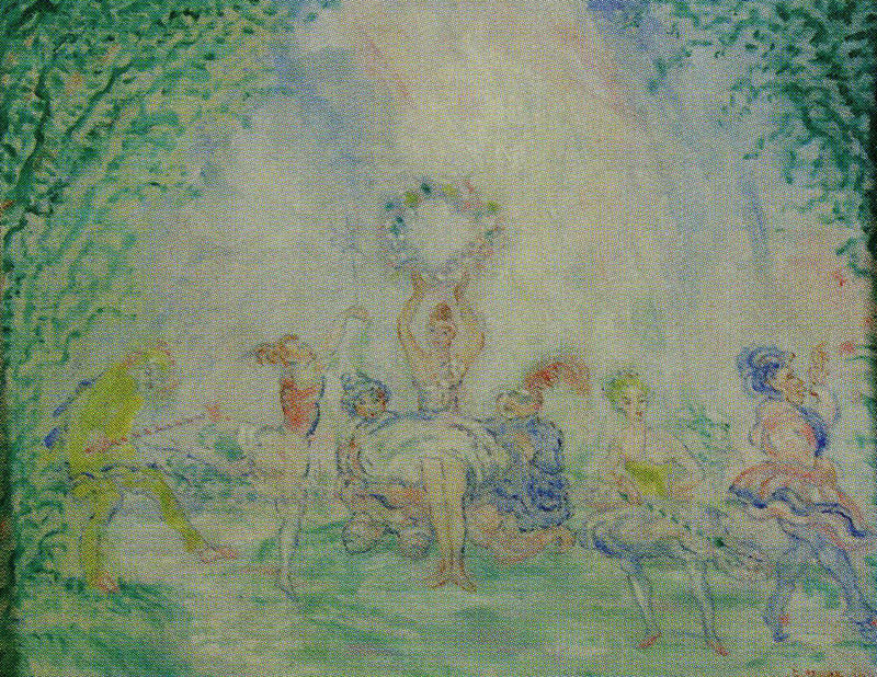 Queen of the Ballet - James Ensor