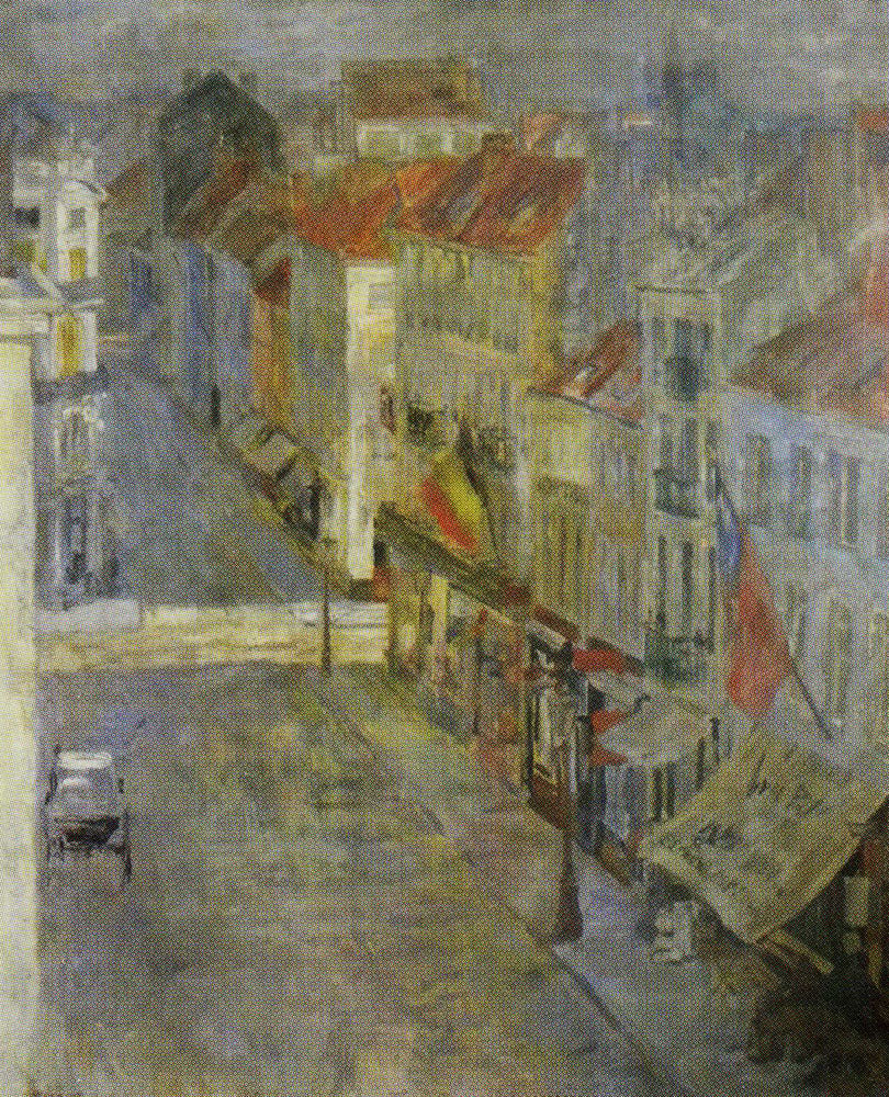 Rue de Flandre in Sunlight - James Ensor