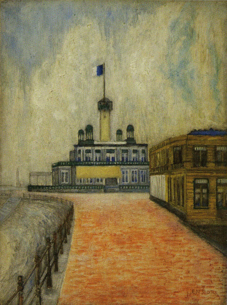 The 'Cercle du Phare' and the Restaurant 'Delmer' at Ostend - James Ensor