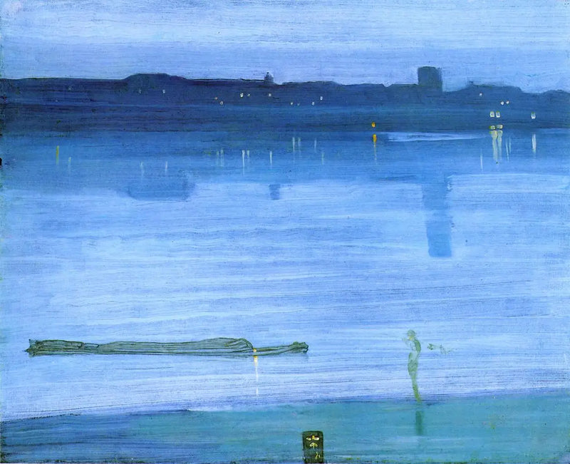 Nachtstück: Blau und Silber – Chelsea - James Abbott McNeill Whistler