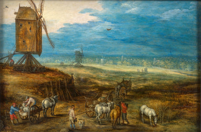 paysage avec moulins - Jan Brueghel le Jeune