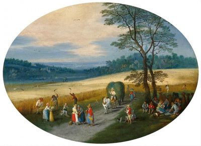 Paysage d'été avec la récolte des céréales - Jan Brueghel le Jeune