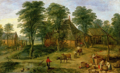 Cour de ferme - Jan Brueghel le Jeune
