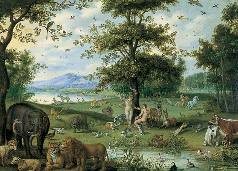 Adam et Ève dans le jardin d'Éden - Jan Brueghel l'Ancien