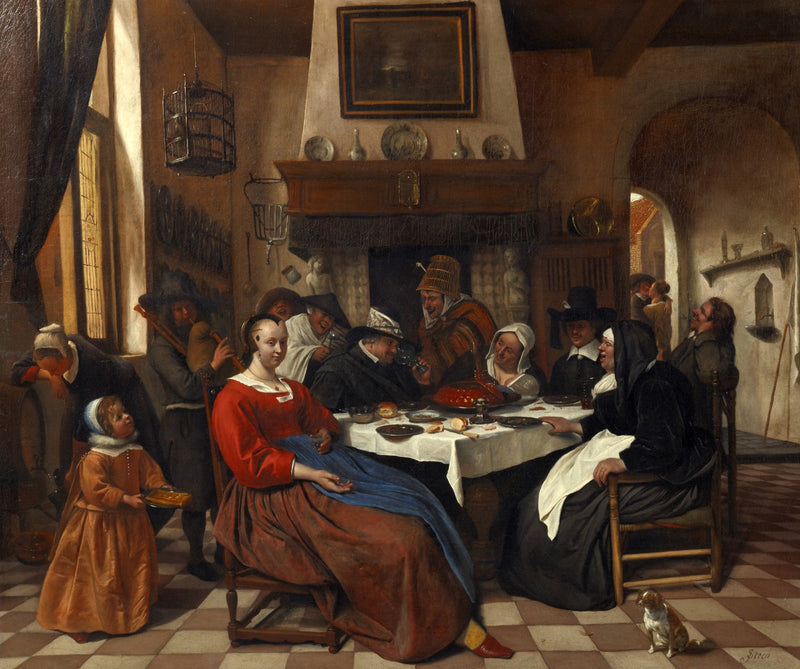 La Fête des Rois - Jan Steen
