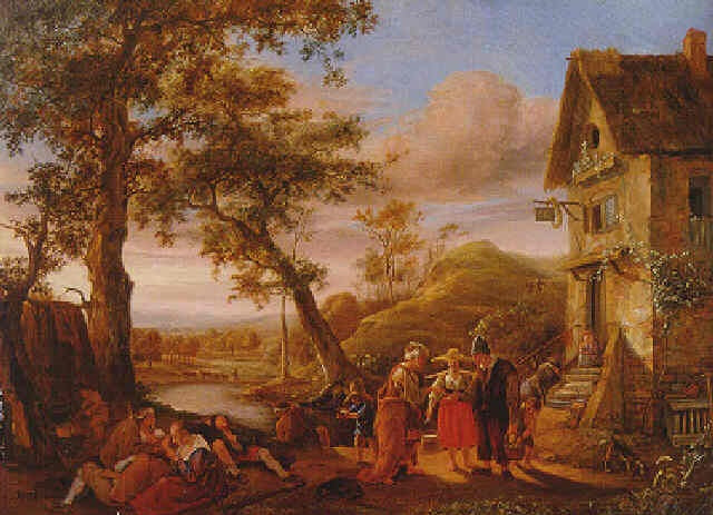 Gitans dans un paysage - Jan Steen
