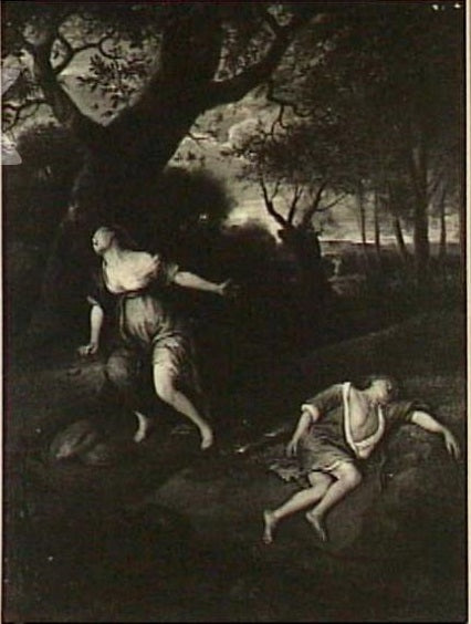 Agar et Ismaël dans le désert - Jan Steen