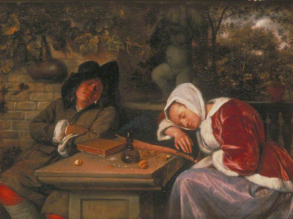 Le couple endormi - Jan Steen