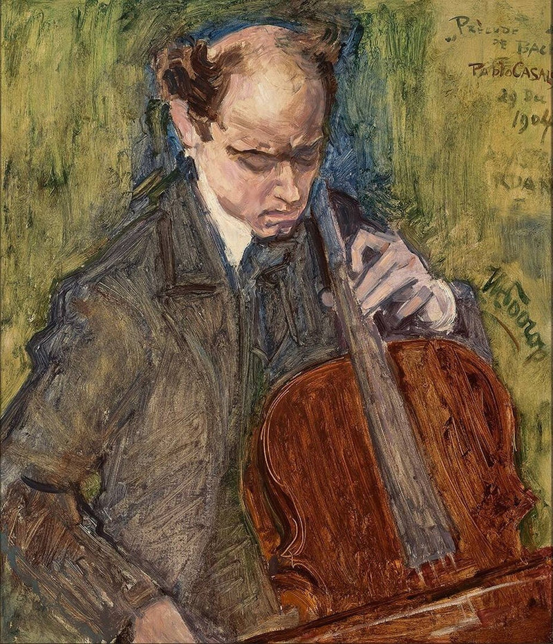Pablo Casals spielt Cello – Jan Toorop