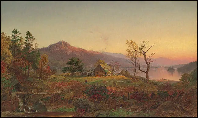 Haus des Fischers, Greenwood-See - Jasper Francis Cropsey