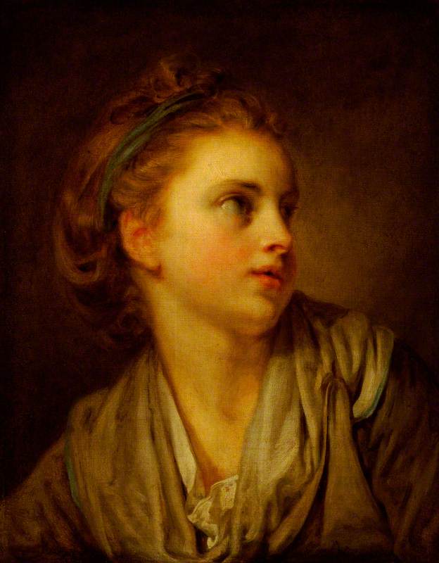 Tête de fille - Jean-Baptiste Greuze - Alpha Reproduction