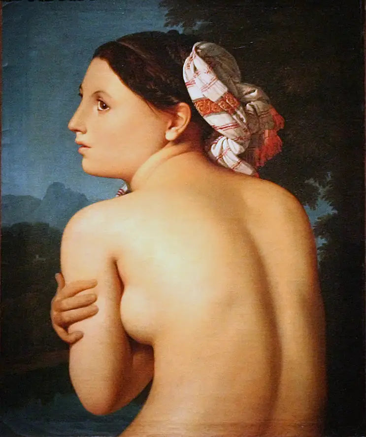 Die Badende zur Hüfte - Jean-Auguste-Dominique Ingres