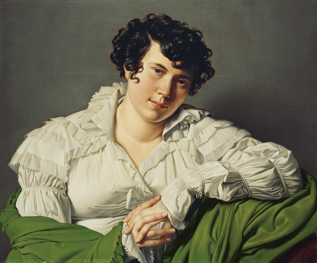 Porträt von Madame de Staël - Jean-Auguste-Dominique Ingres