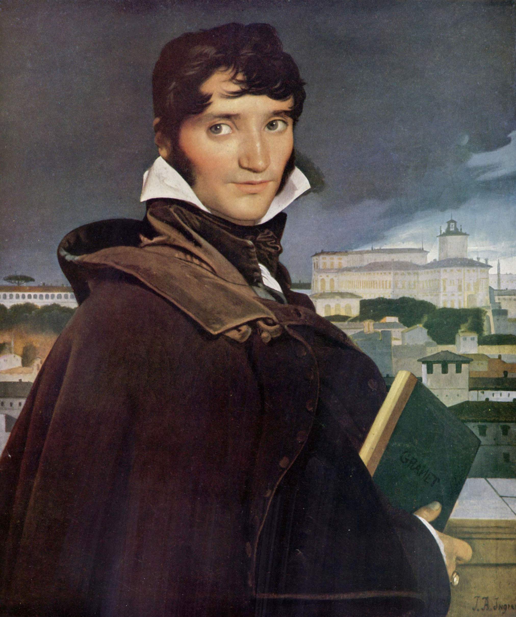 Portrait de François-Marius Granet - Jean-Auguste-Dominique Ingres - Alpha Reproduction