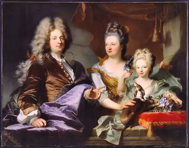 Jean Le Juge und seine Familie - Hyacinthe Rigaud