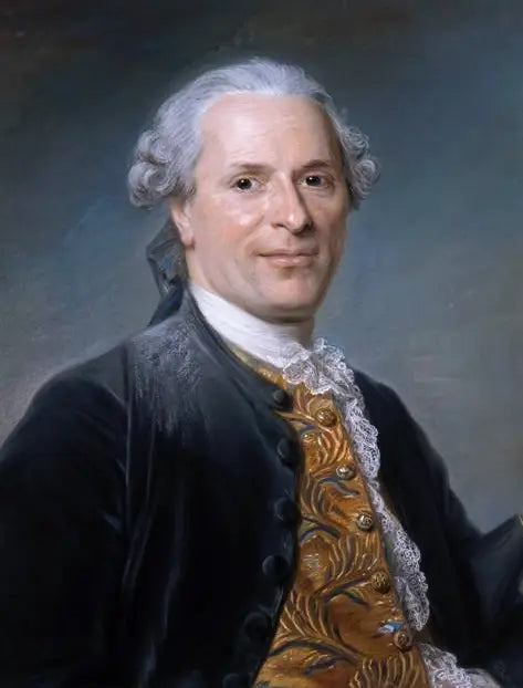 Porträt von Jean Monnet, französischer Diplomat - Maurice-Quentin de La Tour