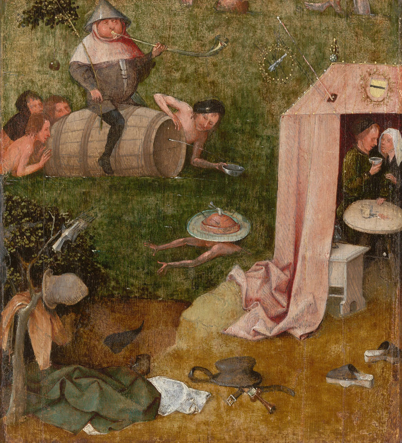 Allegorie der Ausschweifung und des Vergnügens - Hieronymus Bosch