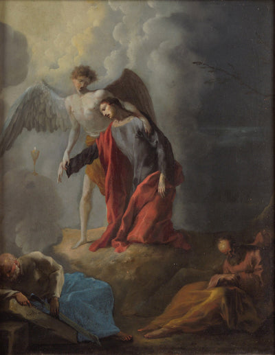 Le Christ sur le mont des Oliviers - Johann Heinrich Schönfeld