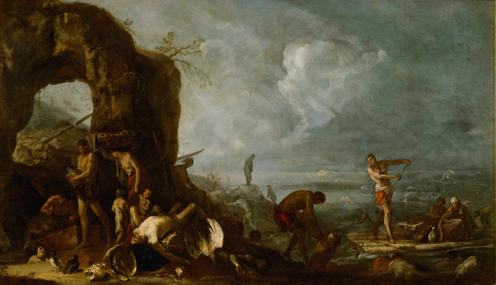 Inondation - Johann Heinrich Schönfeld