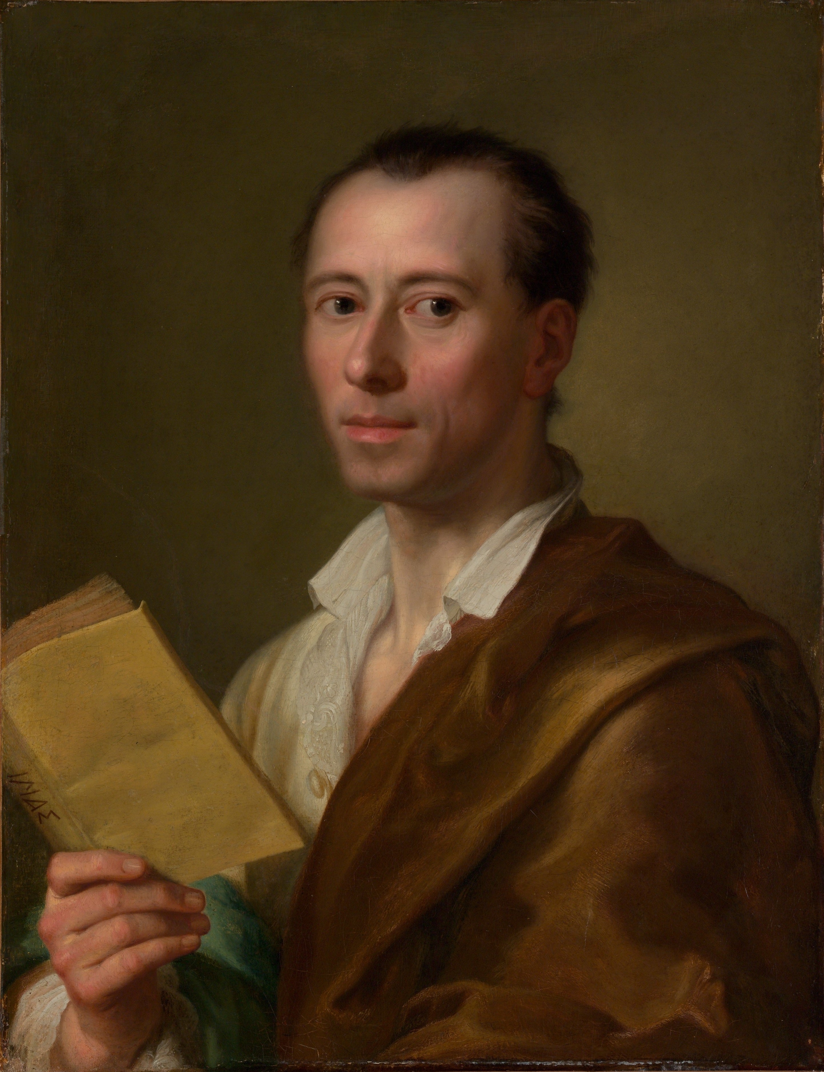 Portrait de Johann Joachim Winckelmann (1717-1768) - Anton Raphael Mengs - Alpha Reproduction