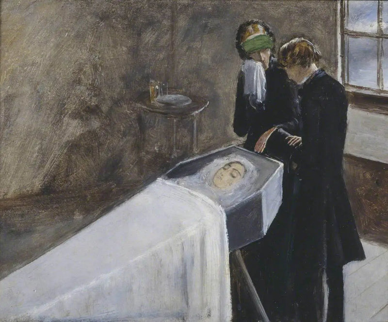 Der Künstler assistierte bei der Trauer eines jungen Mädchens - John Everett Millais