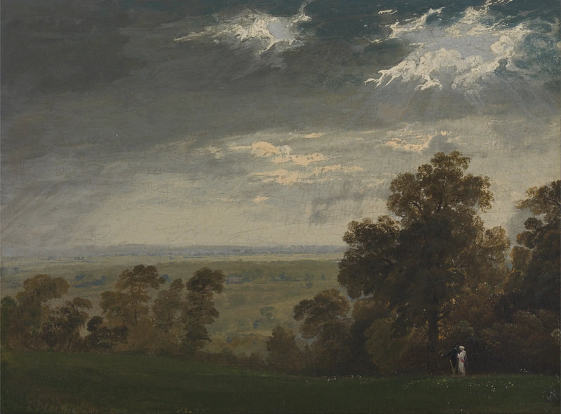 Landschaft, die Isle of Wight oder Richmond Hill - John Martin