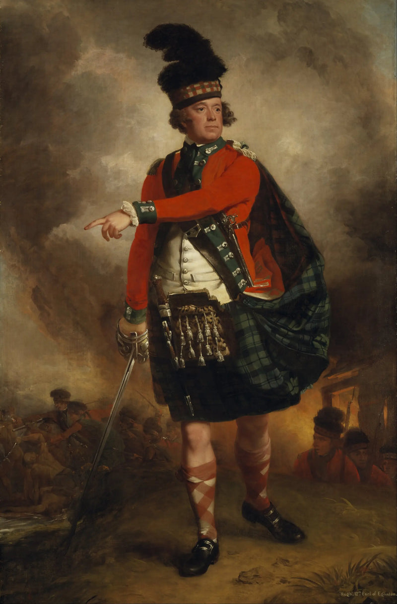 Hugh Montgomerie, 12. Earl of Eglinton. Soldat ; Lord Lieutenant von Ayrshire - John Singleton Copley