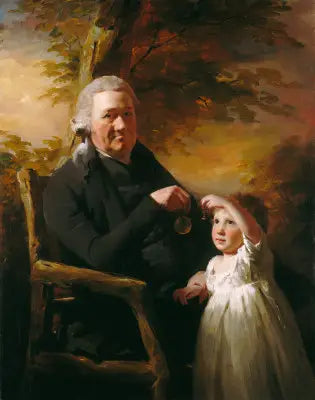 John Tait et son petit-fils - Henry Raeburn - Alpha Reproduction