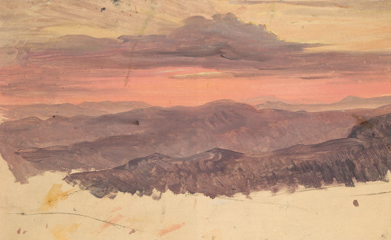 Coucher de soleil dans les montagnes - Josef Mánes