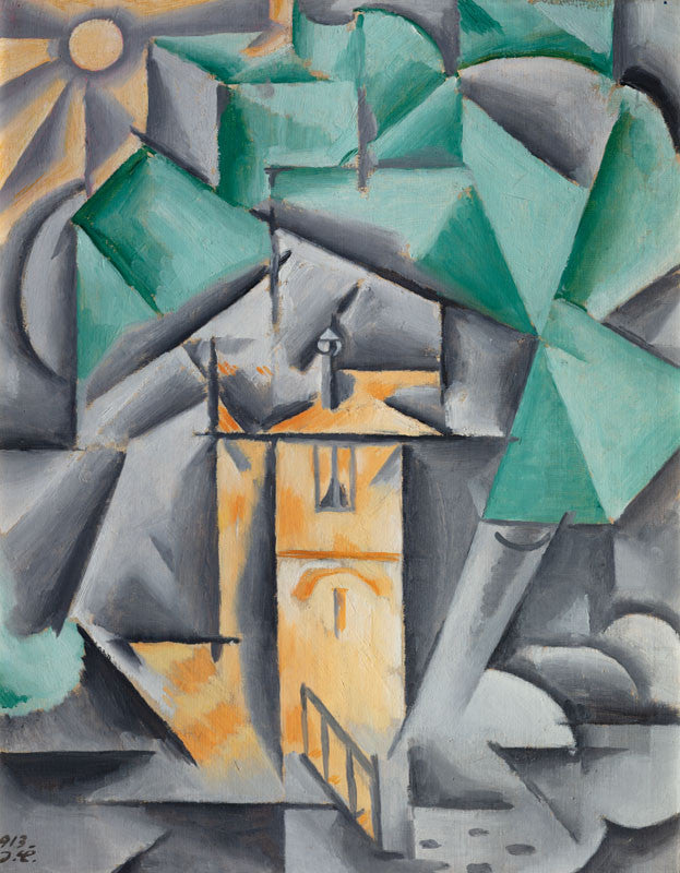 Maison au bord de la rivière - Josef Čapek