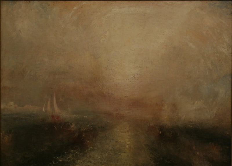 Yacht, die der Küste näher kommt - J. M. W. Turner