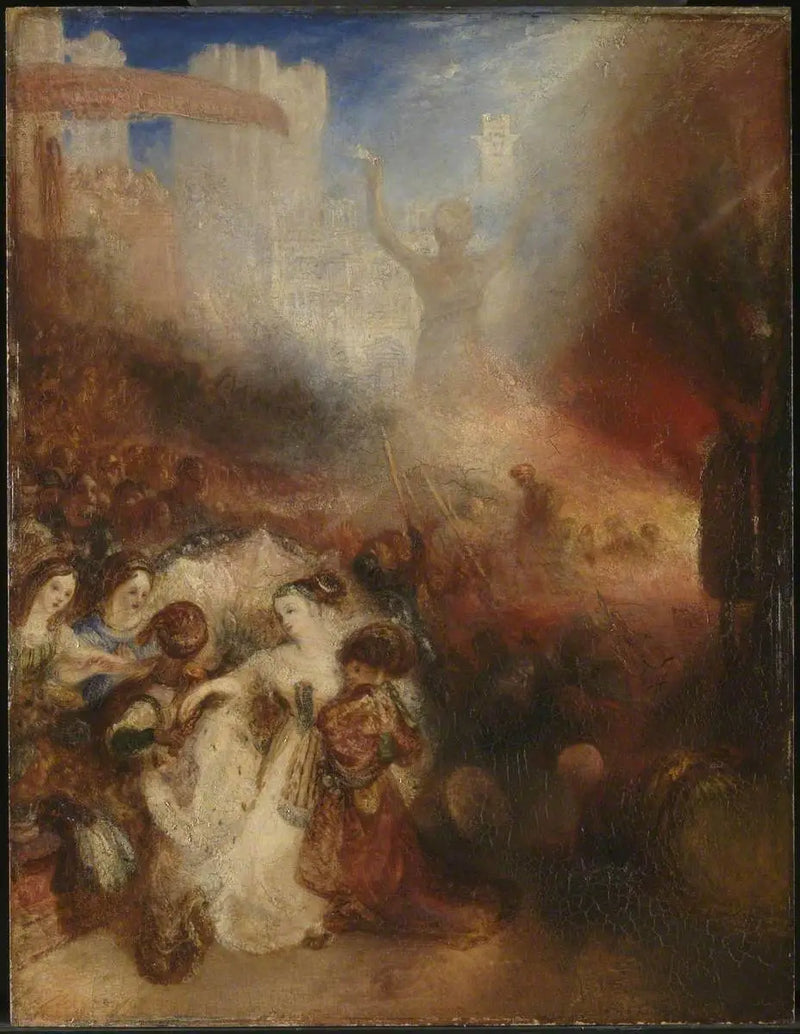 Schadrak, Meschach und Abednego im brennenden feurigen Ofen - J. M. W. Turner