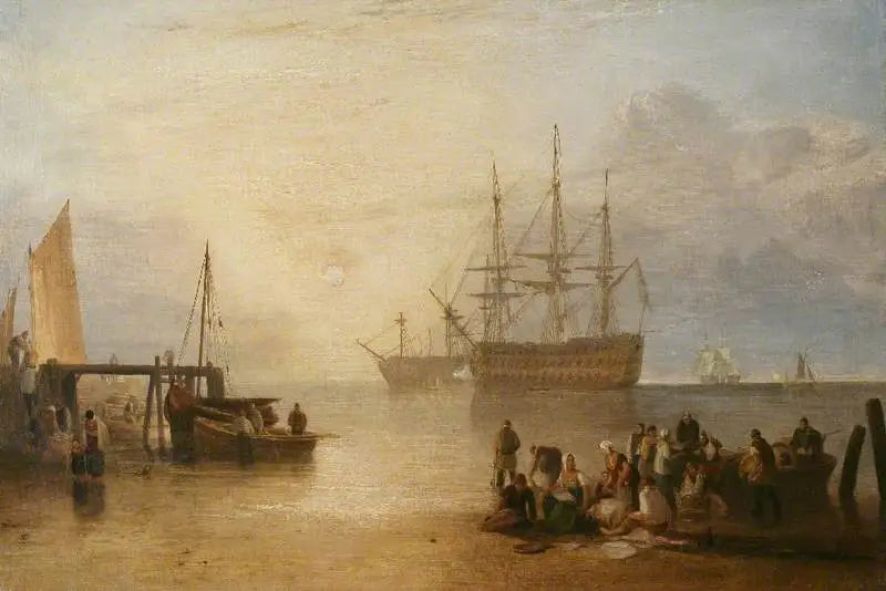 Die Sonne, die durch Dampf untergeht - J. M. W. Turner