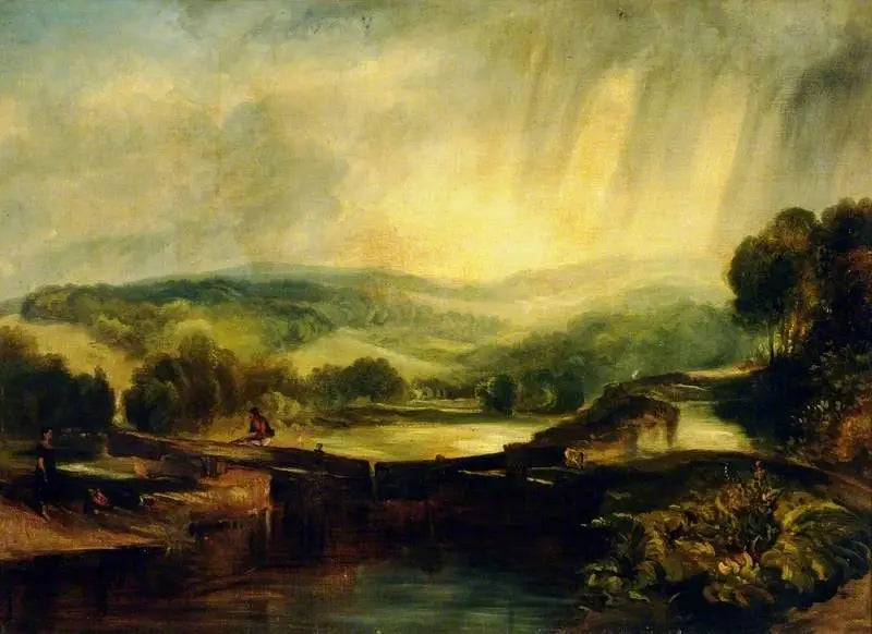 Eine Aussicht auf die Colne, Moor Park, Hertfordshire - J. M. W. Turner