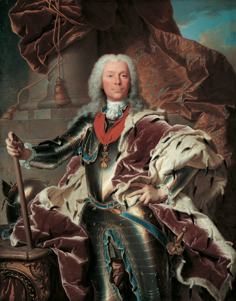 Porträt des Fürsten Joseph Wenzel I. von Liechtenstein - Hyacinthe Rigaud