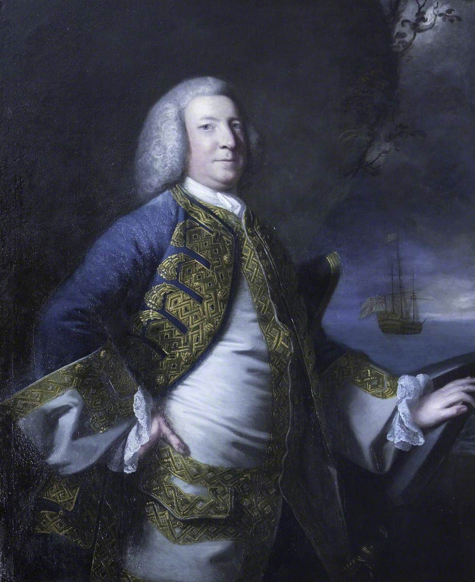 Admiral Sir George Anson, Baron Anson de Soberton (1697-1762) - Joshua Reynolds