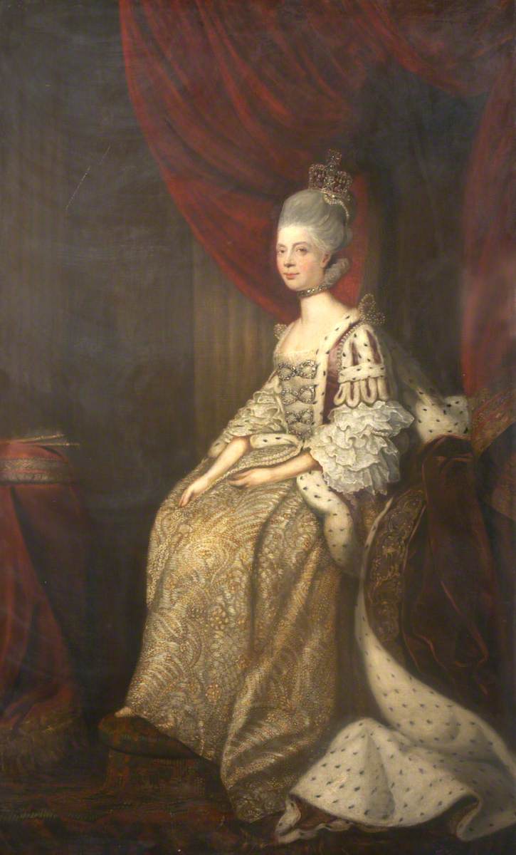 Reine Charlotte (1744–1818), Königin-Gemahlin von George III - Joshua Reynolds