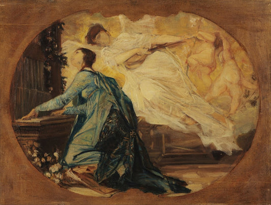 🎶 Orgelspielerin – Gustav Klimt (um 1891)