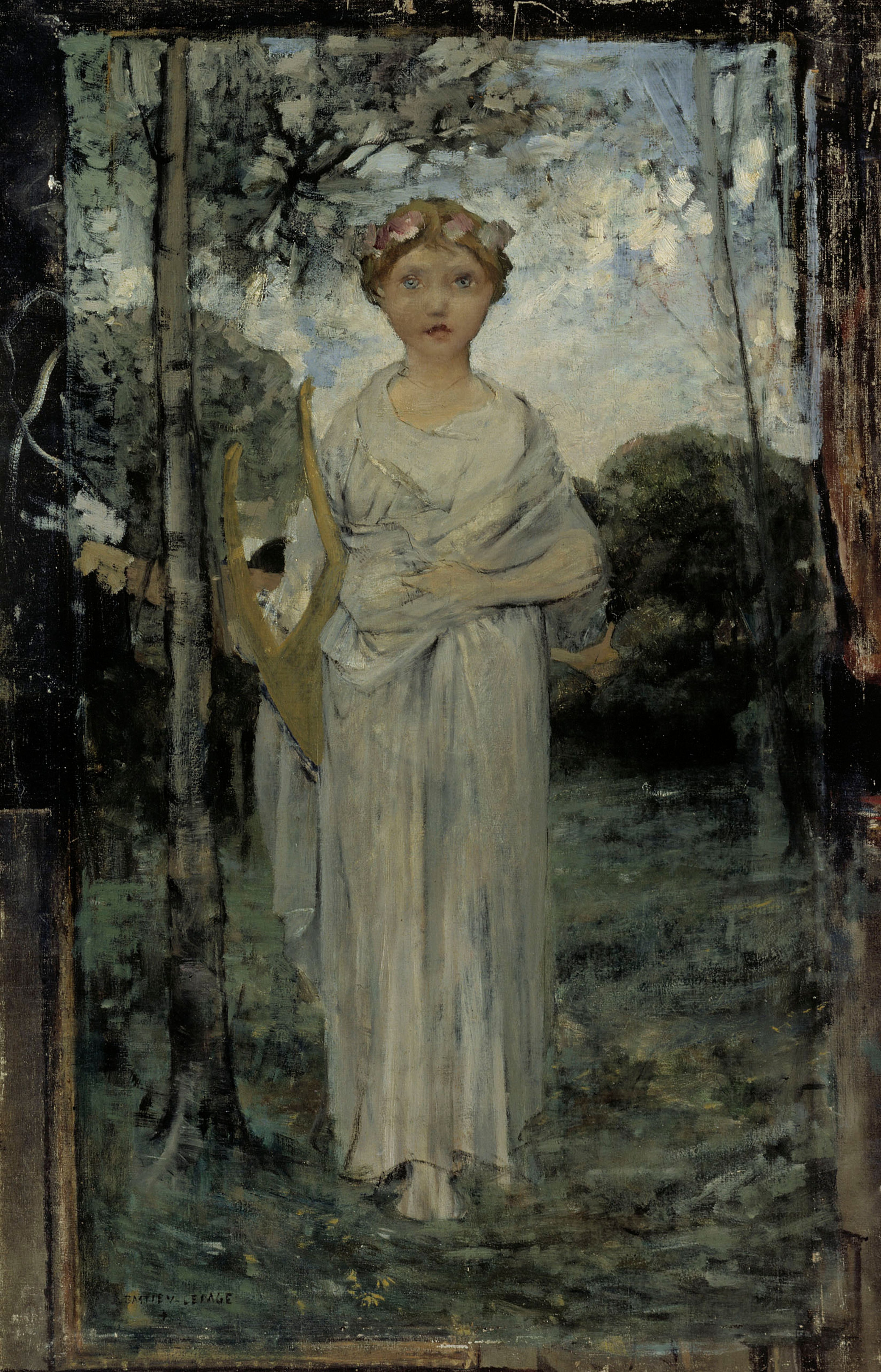 Muse, Étude - Jules Bastien-Lepage